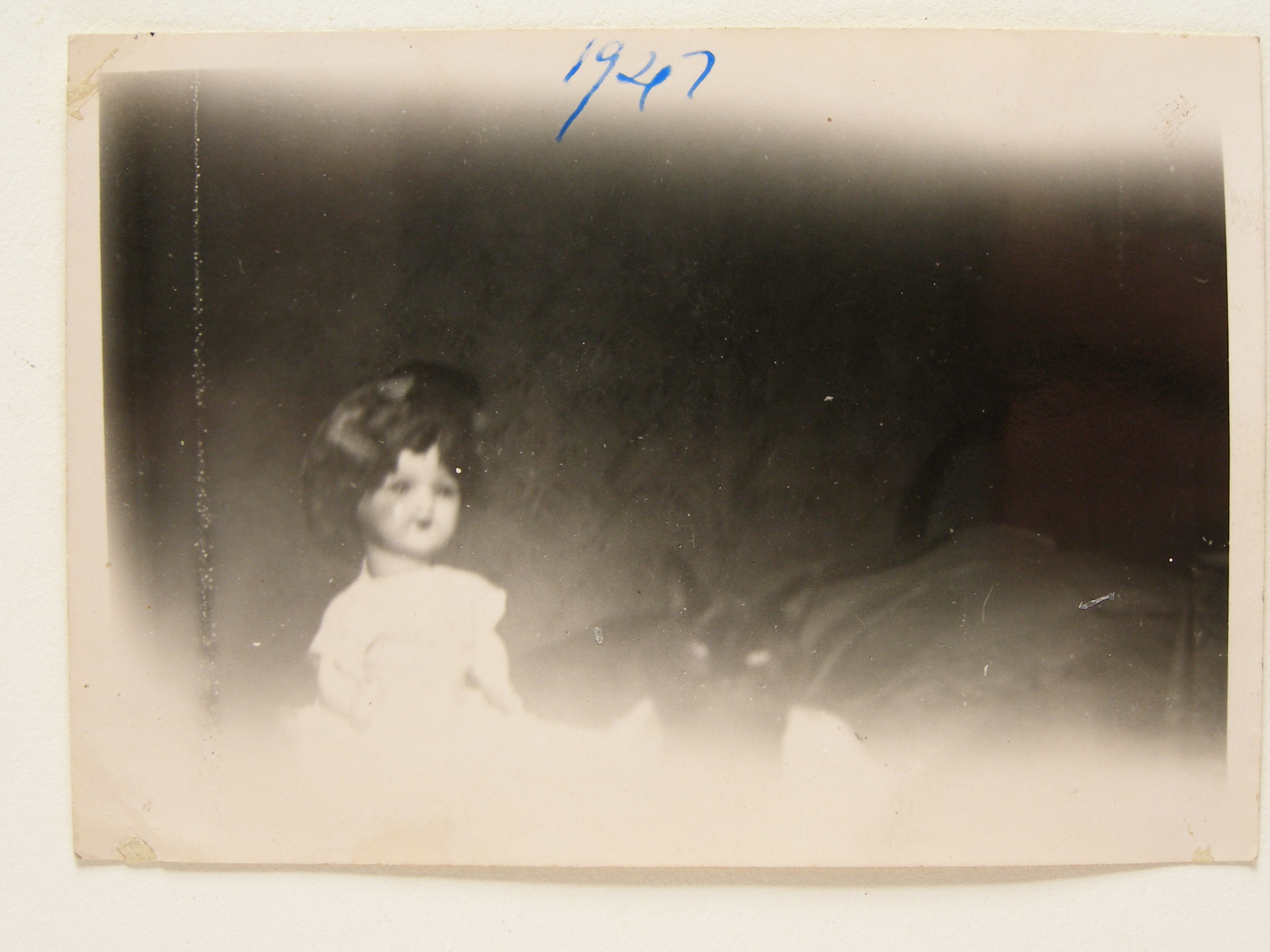 Cat and Doll at Windsor Terrace 1947